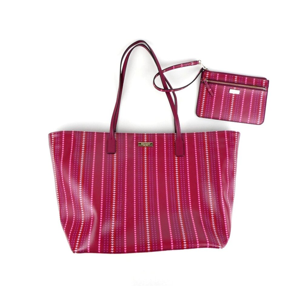 kate spade new york‎ hearts wristlet & tote
